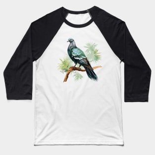 Nicobar Pigeon Baseball T-Shirt